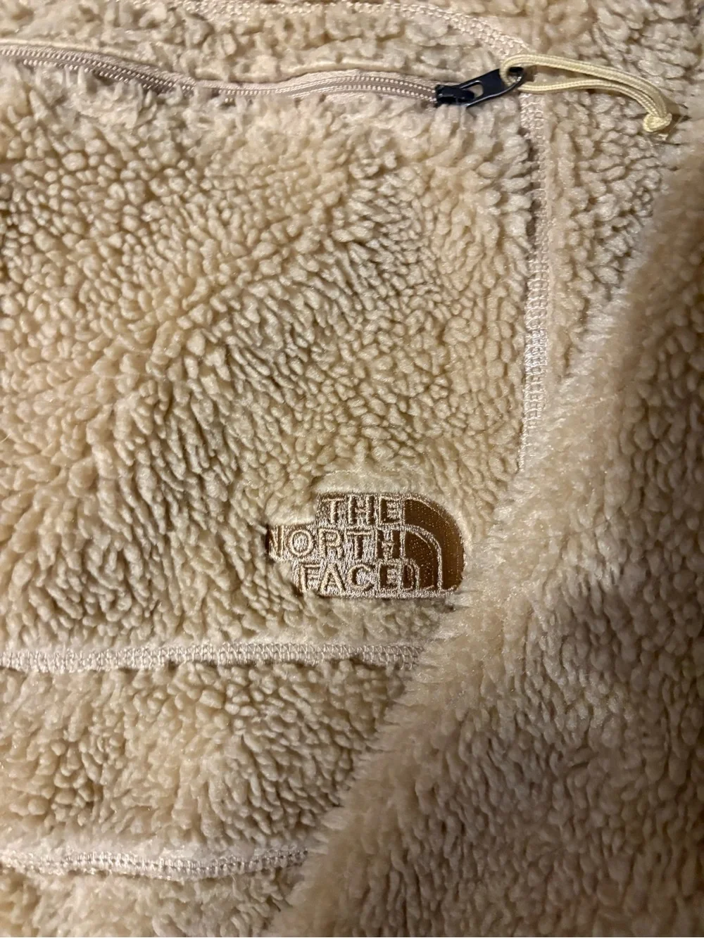 The North Face Extreme Pile Fullzip Jacket Beige Fleece Jacket - Men’s Size XL